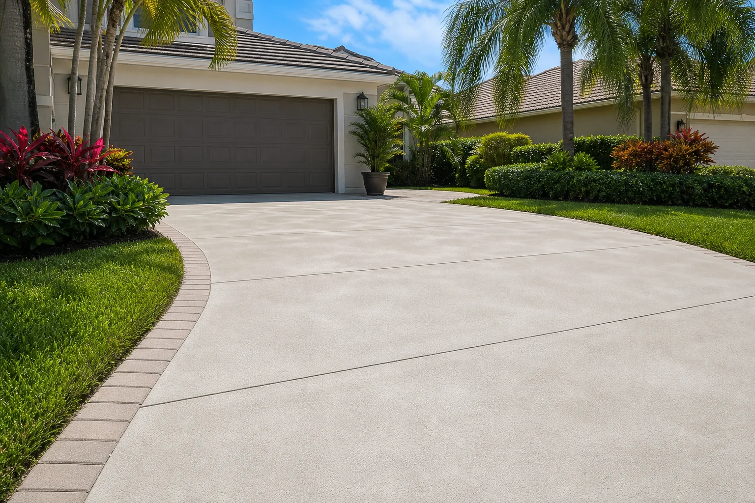 Driveway cleaning service example