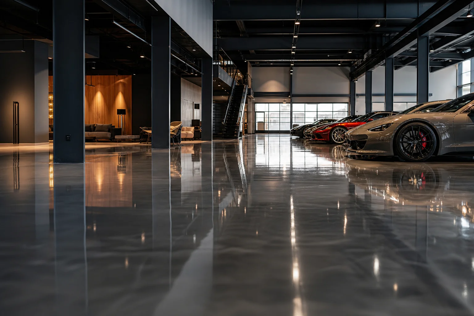 Commercial epoxy floor