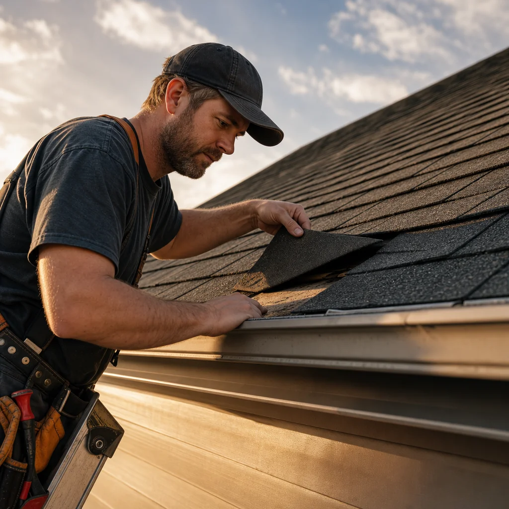 Shingle roof