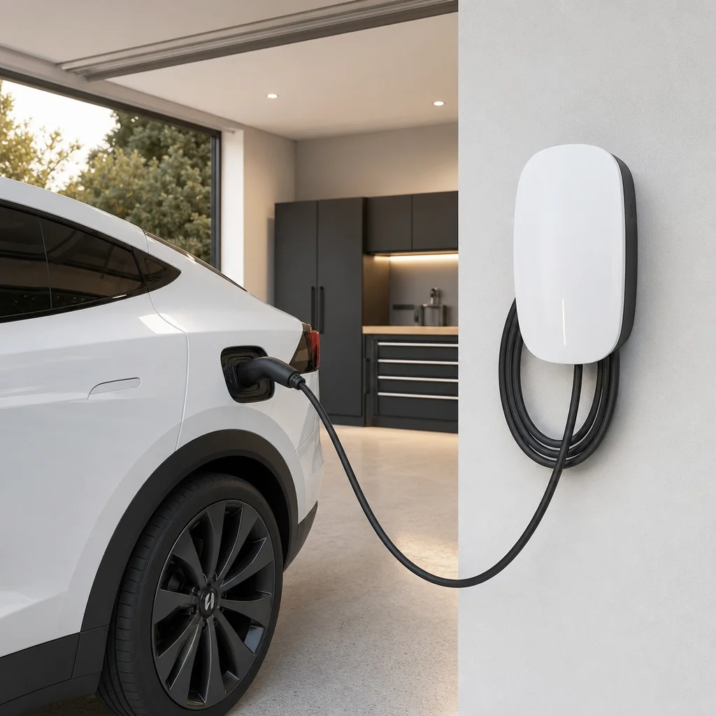 EV charger installed at home