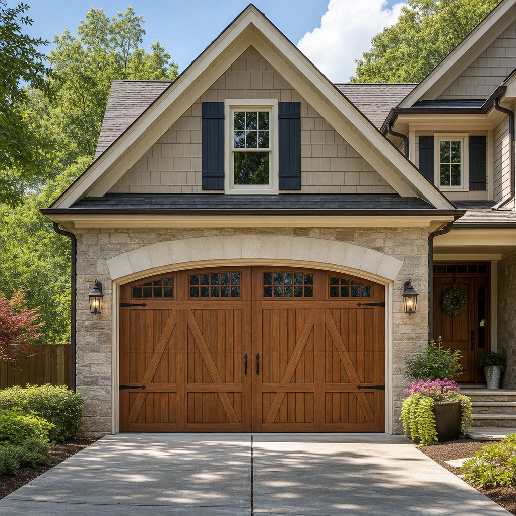Carriage-house garage door